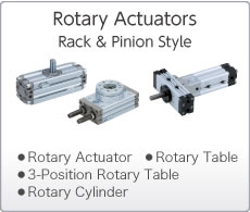 Rotary Actuators/Rack & Pinion Type