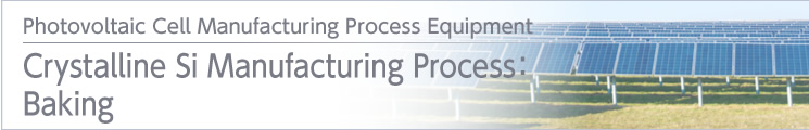Crystalline Si Manufacturing Process:Baking