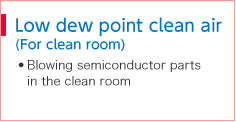 Low dew point clean air(For clean room)