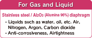 For Gas and Liquid