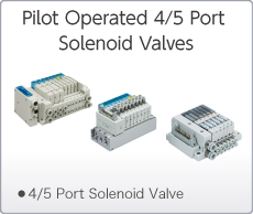 Pilot Operated 4/5 Port Solenoid Valves