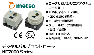 デジタルバルブコントローラ
ND7000 Series